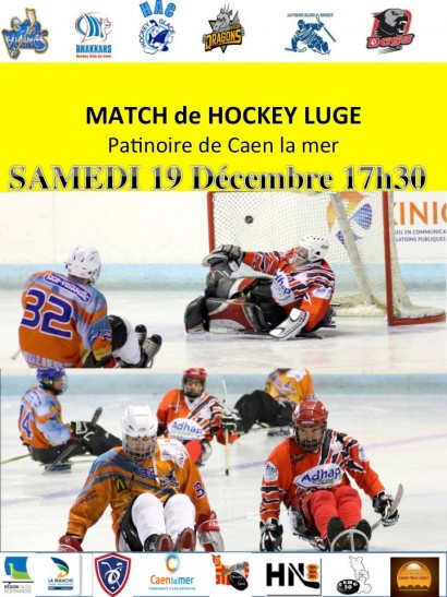 OPR à Rennes : Match Hockey Luge à Caen