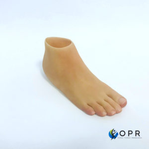 prothese de pied esthetique pour amputation partielle moignon au pied en ile et vilaine et dans la manche