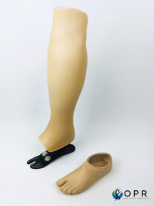 esthétique tibiale prothèse invisible de tibia fabriqué en bretagne et en normandie
