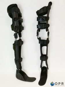 Orthèses en carbone pour rééducation à la marche pour paraplégique en bretagne en en ile et vilaine et en normandie près de granvilles