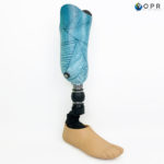 prothèse de jambe tibiale en carbone avec personnalisation u exist tropicale en carbon en bretagne à rennes et en normandie à Saint-Lô et Avranches