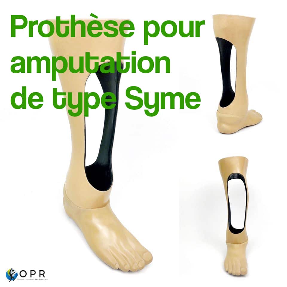 Prothèse pour amputation de type Syme